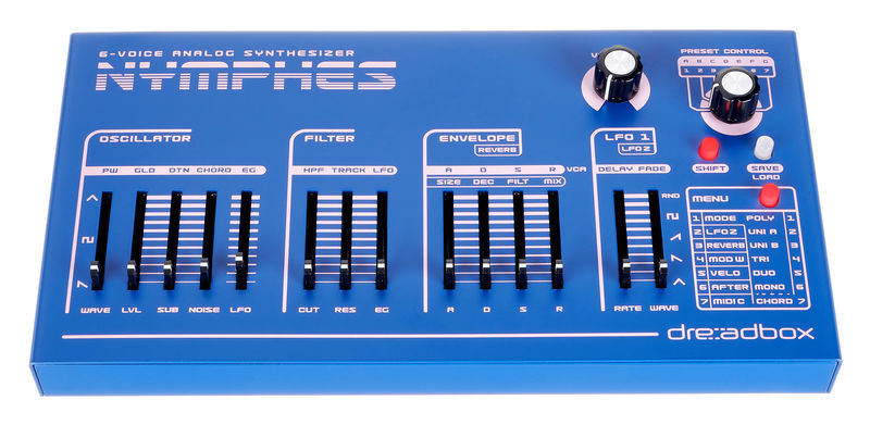 סינתיסייזר אנלוגי Dreadbox Nymphes – שישה קולות אנלוגיים אמיתיים מאתונה 2 סינתיסייזר אנלוגי Dreadbox Nymphes – שישה קולות אנלוגיים אמיתיים מאתונה — תמונה 2