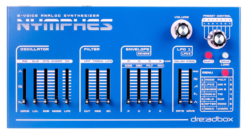 סינתיסייזר אנלוגי Dreadbox Nymphes – שישה קולות אנלוגיים אמיתיים מאתונה 5 סינתיסייזר אנלוגי Dreadbox Nymphes – שישה קולות אנלוגיים אמיתיים מאתונה — תמונה 5