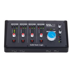 כרטיס קול SSL 12 – ממשק אודיו USB-C עם 4 פריאמפים