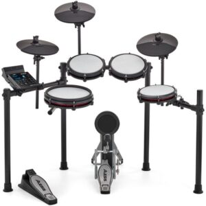 תופים אלקטרוניים Alesis Nitro Max – סט מאש עם בלוטות’ ו-BFD