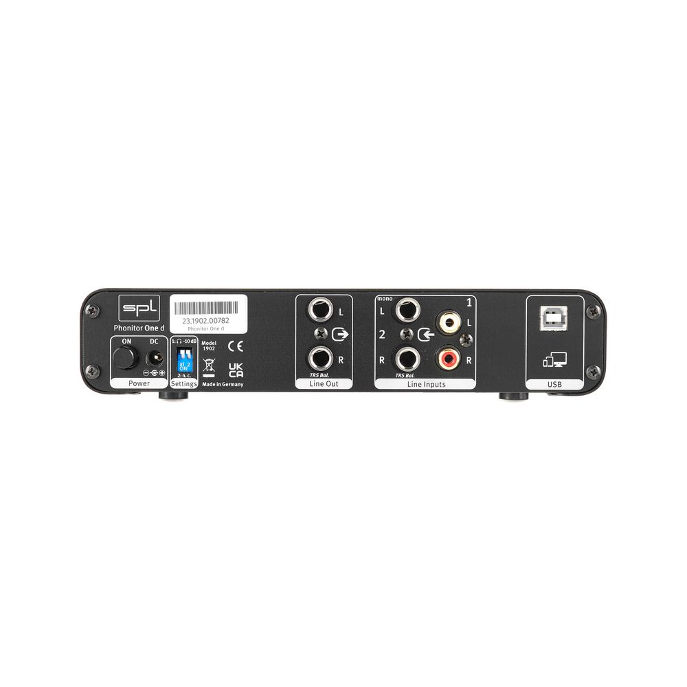 מגבר אוזניות SPL Phonitor One d – מגבר Class-A עם DAC דיגיטלי 32-bit ופונקציית Crossfeed (יבוא בלעדי) 6 18927710 800.jpg