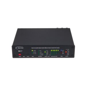 שעון מאסטר דיגיטלי Mutec MC-3+ Smart Clock – Re-Clocking אודיופילי לאולפן הקלטות (יבוא בלעדי)
