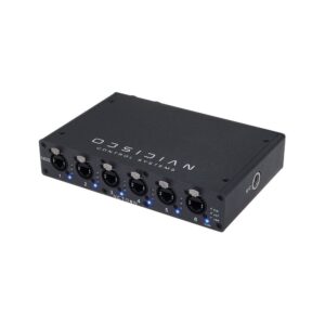 מתג רשת Obsidian Netron NS8 – 8 יציאות Gigabit עם PoE+ ותמיכת Dante למערכות תאורה (יבוא בלעדי)