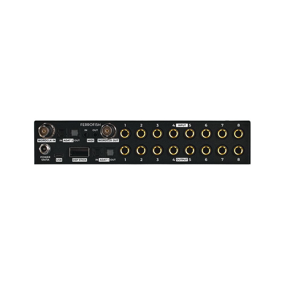 ממיר AD/DA Ferrofish Pulse8 AE – 8 ערוצים אנלוגי עם ADAT, 32Bit/192kHz ותצוגה צבעונית (יבוא בלעדי) 6 19834351 800.jpg