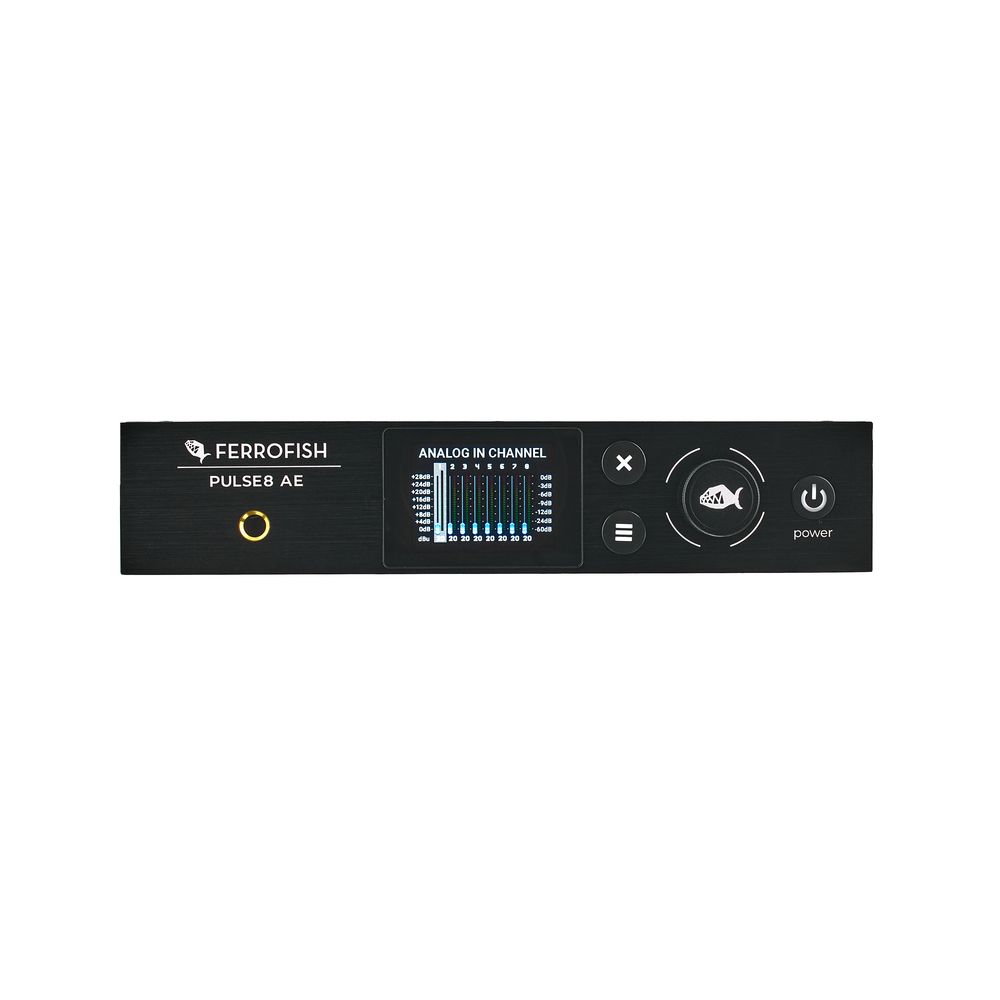 ממיר AD/DA Ferrofish Pulse8 AE – 8 ערוצים אנלוגי עם ADAT, 32Bit/192kHz ותצוגה צבעונית (יבוא בלעדי) 5 19834352 800.jpg