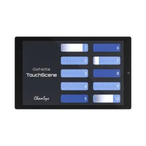 פאנל מגע ChamSys GeNetix TouchScene – מסך 8″ להפעלת סצנות מרחוק (יבוא בלעדי)