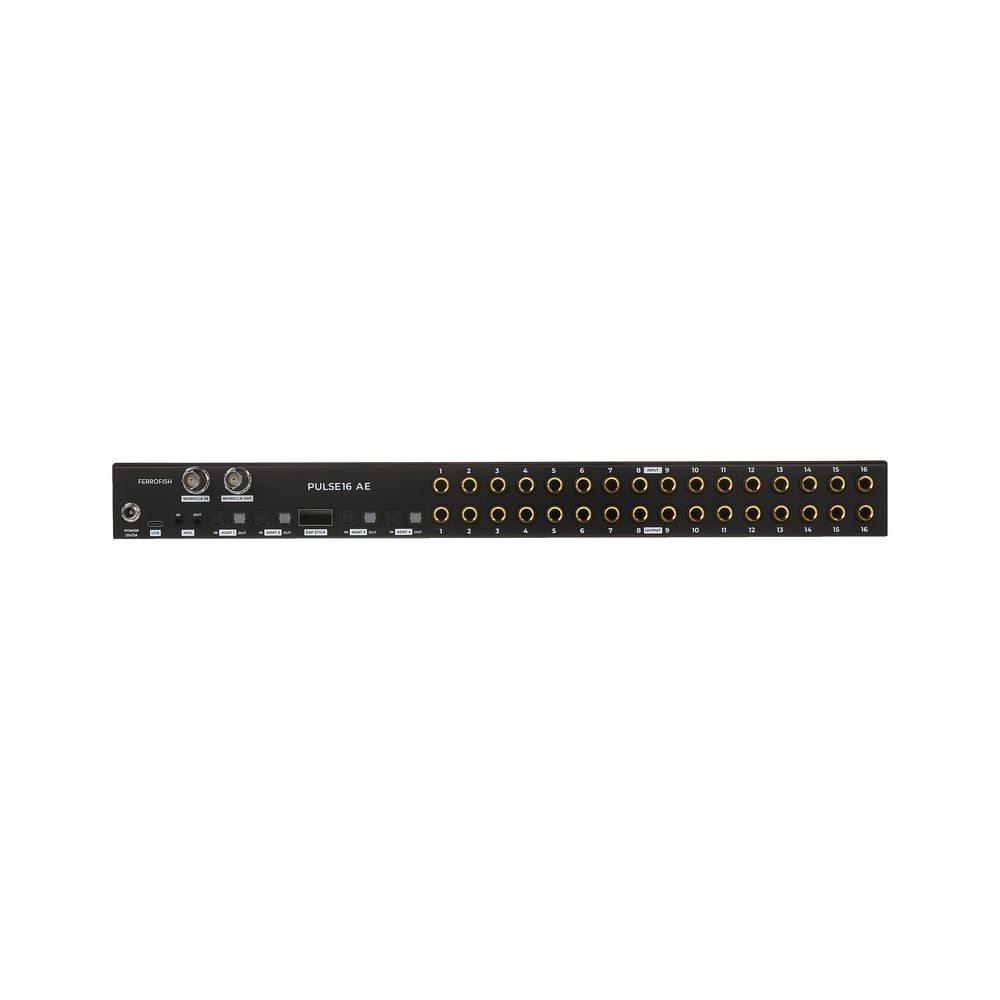 ממיר AD/DA Ferrofish Pulse16 AE – 16 ערוצים אנלוגיים עם ADAT, 32-bit/192kHz (יבוא בלעדי) 6 20850041 800.jpg