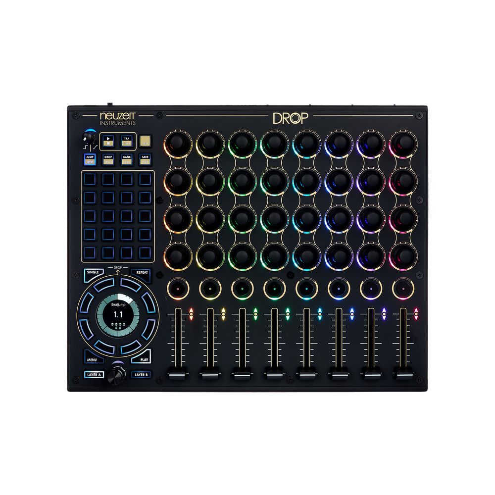בקר MIDI Neuzeit Instruments Drop – מרכז שליטה עם 8 פדרים, 32 אנקודרים ו-Snapshots (יבוא בלעדי) 5 21324161 800.jpg