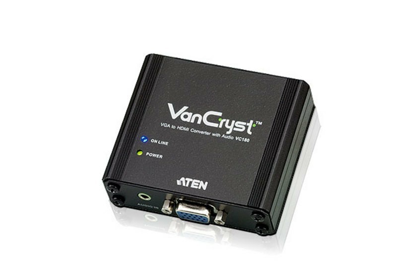 ATEN VC180 ממיר HDMI, VGA ו אודיו 1 VC180