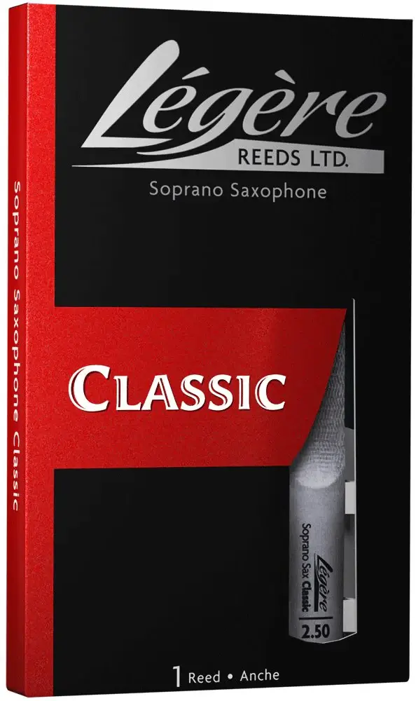 עלה סינתטי לסקסופון סופרן מס' Legere Classic 2.5 2 עלה סינתטי לסקסופון סופרן מס' Legere Classic 2.5