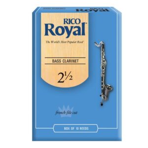 עלים לקלרינט בס מס 2.5- 10 בקופסא Rico Royal