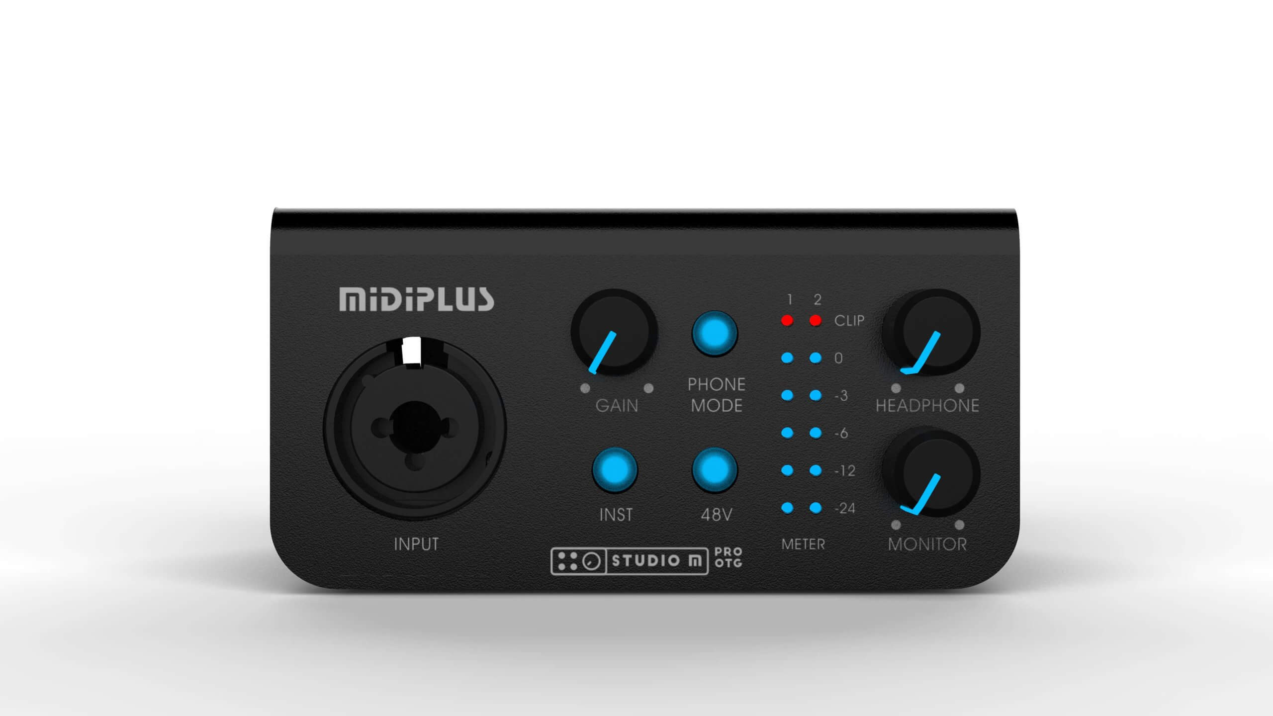 כרטיס קול MiDiPlus Studio M Pro OTG Gen 2 3 כרטיס קול MiDiPlus Studio M Pro OTG Gen 2