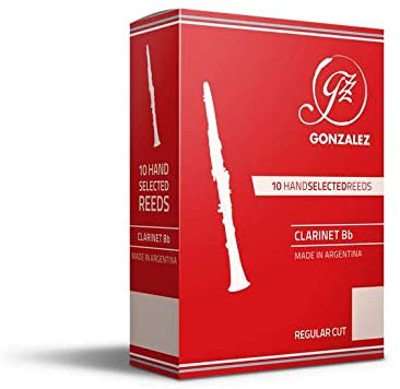 עלים לקלרינט מספר 2.5- 10 בקופסא Gonzalez RC 3 עלים לקלרינט מספר 2.5 10 בקופסא Gonzalez RC