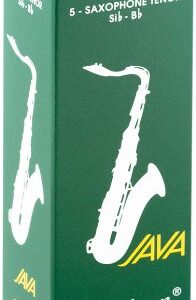 עלים לסקסופון טנור ירוק Java מספר 2.5 -5 בקופסא Vandoren SR2725