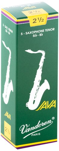 עלים לסקסופון טנור ירוק Java מספר 2.5 -5 בקופסא Vandoren SR2725 2 עלים לסקסופון טנור ירוק Java מספר 2.5 5 בקופסא Vandoren SR2725