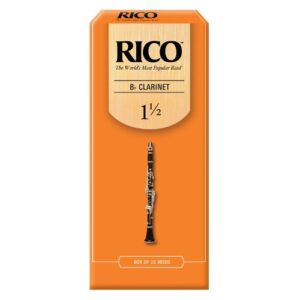 עלים לקלרינט סי במול מס 1.5 – 25 בקופסא Rico
