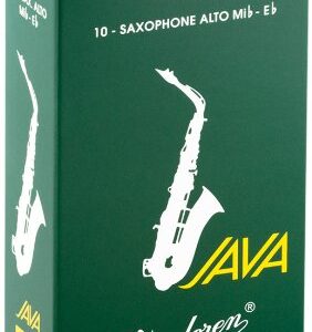 עלים לסקסופון אלט ירוק Java מספר 2.5 – 10 בקופסא Vandoren SR2625