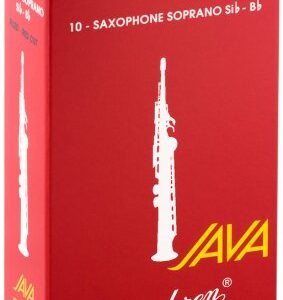 עלה בודד לסקסופון סופרן אדום Java Red Cut מספר 3 – Vandoren SR303R
