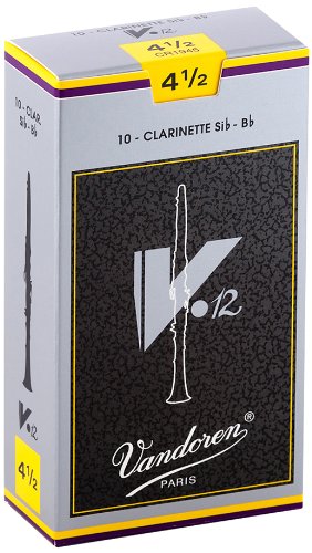 עלה בודד לקלרינט דגם V12 מספר 4.5 - Vandoren CR1945 2 עלה בודד לקלרינט דגם V12 מספר 4.5 Vandoren CR1945