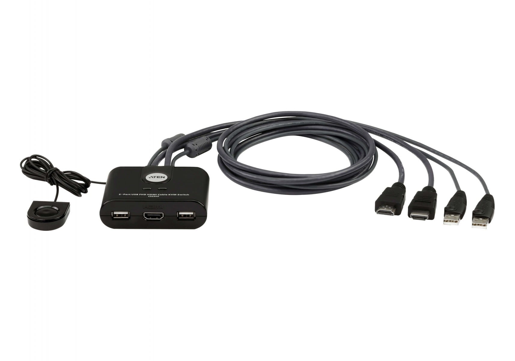 ATEN CS22HF מתג 2 פורטים USB ו HDMI Full HD 1 CS22HF