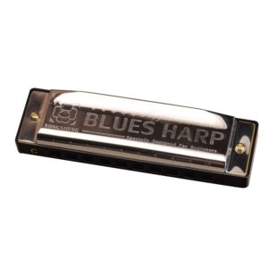 מפוחית בלוז דיאטונית 10 חורים Kongsheng Blues Harp זהב | סולם C