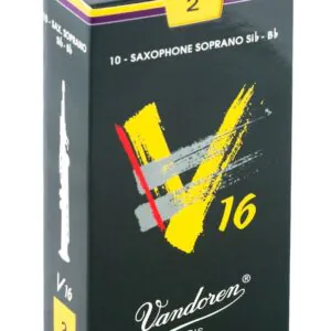 עלים לסקסופון סופרן V16 מספר 2 – 10 בקופסא Vandoren SR712