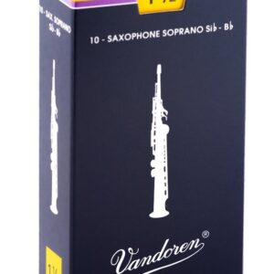 עלים לסקסופון סופרן כחול מספר 1.5 – 10 בקופסא Vandoren SR2015