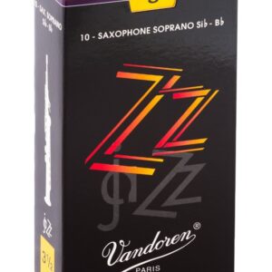 עלים לסקסופון סופרן ZZ Jazz מספר 3 – 10 בקופסא Vandoren SR403