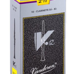 עלה בודד לקלרינט דגם V12 מספר 2.5 – Vandoren CR1925