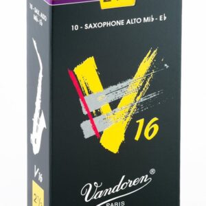 עלים לסקסופון אלט V16 מספר 2.5 – 10 בקופסא Vandoren SR7025