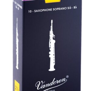 עלה בודד לסקסופון סופרן כחול מספר 2.5 – Vandoren SR2025