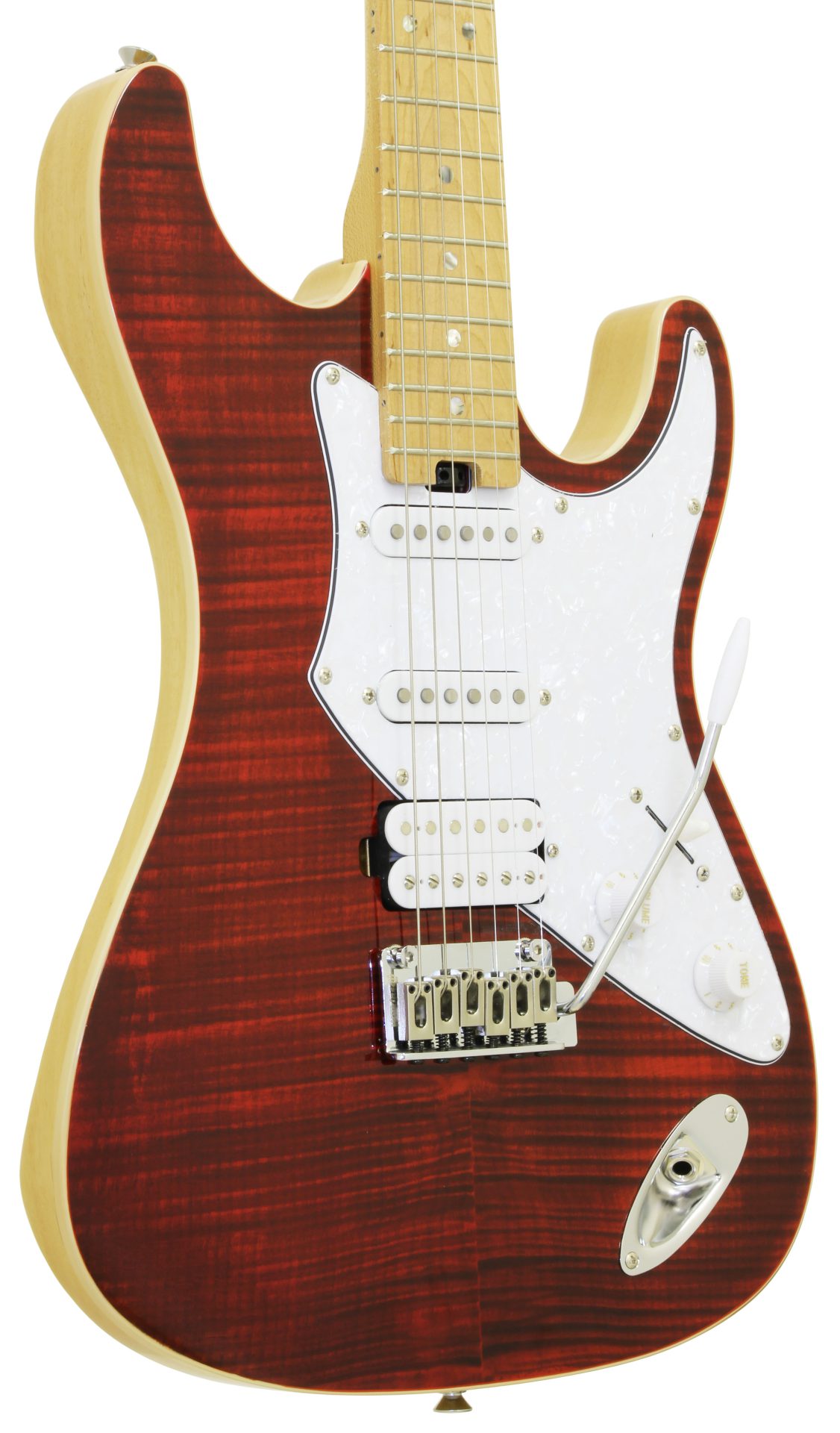 גיטרה חשמלית Aria 714 MK2 RBRD Ruby Red 2 714mk2 rbrd body scaled 1.jpg