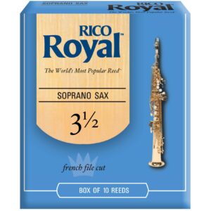 עלים לסקסופון סופרן מס 3.5 – 10 בקופסא Rico Royal