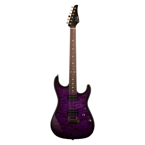 גיטרה חשמלית Suhr Standard LE Thin Burst Trans Purple 1 גיטרה חשמלית Suhr Standard LE Thin Burst Trans Purple