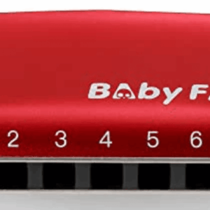 מפוחית בלוז קומפקטית 7 חורים Kongsheng BabyFat אדום | סולם C