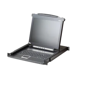 ATEN CL1000N מסך 19 נשלף לארון שרתים VGA ו PS/2
