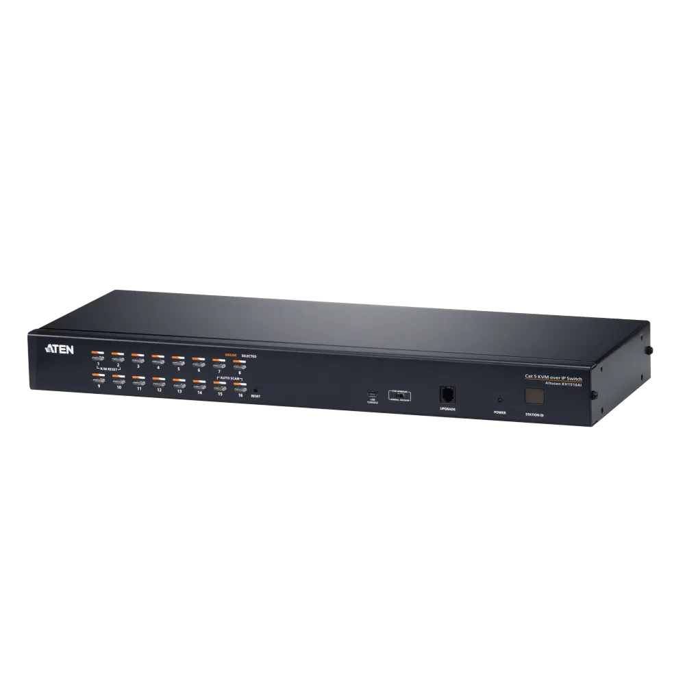 ATEN KH1516AI מתג ל 16 שרתים כולל חיבור IP לכל סוגי שרתים 1 ATEN KH1516AI מתג ל 16 שרתים כולל חיבור IP לכל סוגי שרתים