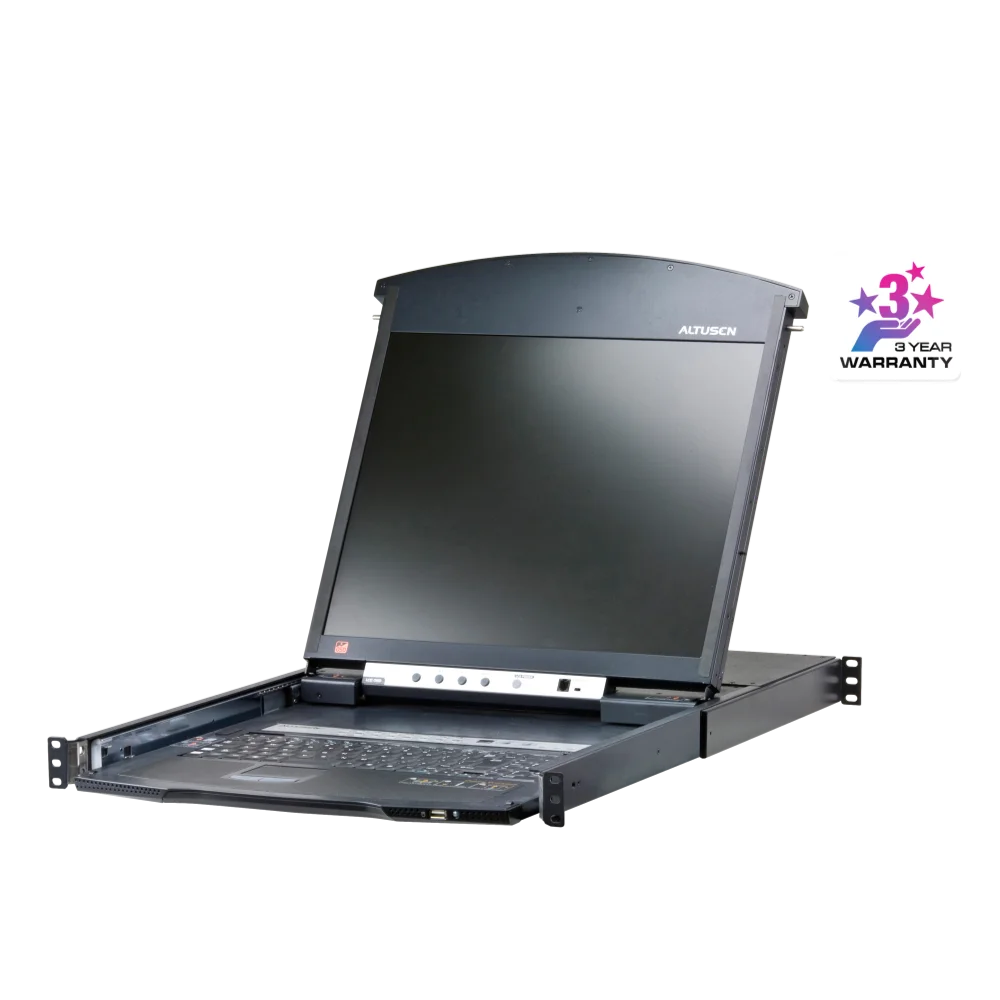 ATEN KL1516AIN מסך 19 נשלף כולל KVM IP ל 16 שרתים לכל סוגי השרתים 1 ATEN KL1516AIN מסך 19 נשלף כולל KVM IP ל 16 שרתים לכל סוגי השרתים