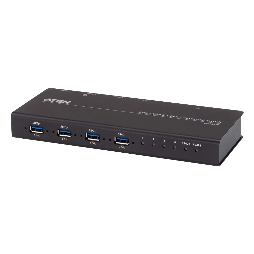 ATEN US3344I ממתג USB* 4 כולל שליטה וחזרה לפורט מספר 1 1 ATEN US3344I ממתג USB* 4 כולל שליטה וחזרה לפורט מספר 1