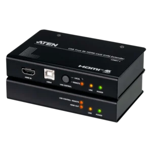 ATEN CE801 מרחיק עד 70 מטר משדר+מקלט USB ו HDMI