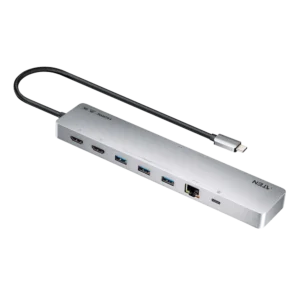 ATEN UH3240 תחנת עגינה כולל 2 יציאות HDMI ואופציה לטעינה