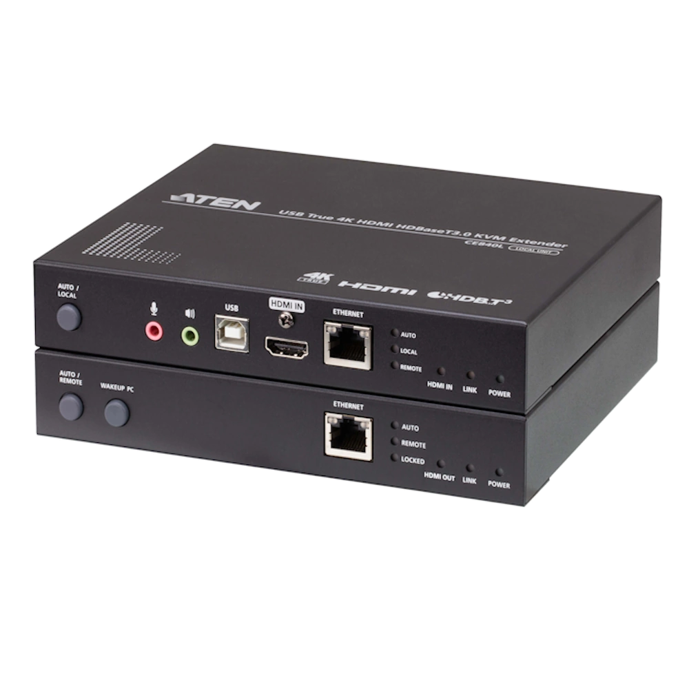 ATEN CE840 מרחיק מתקדם עד 100 מטר משדר+מקלט USB ו HDMI HDBaseT 3.0 1 ATEN CE840 מרחיק מתקדם עד 100 מטר משדר+מקלט USB ו HDMI HDBaseT 3.0