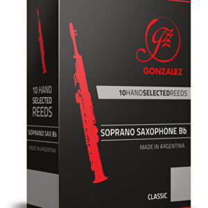 עלים לסקסופון סופרן מספר 1.5 – 10 בקופסא Gonzalez Classic