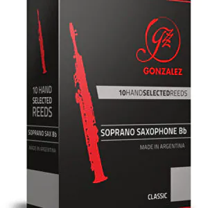 עלים לסקסופון סופרן מספר 2.5 – 10 בקופסא Gonzalez Classic
