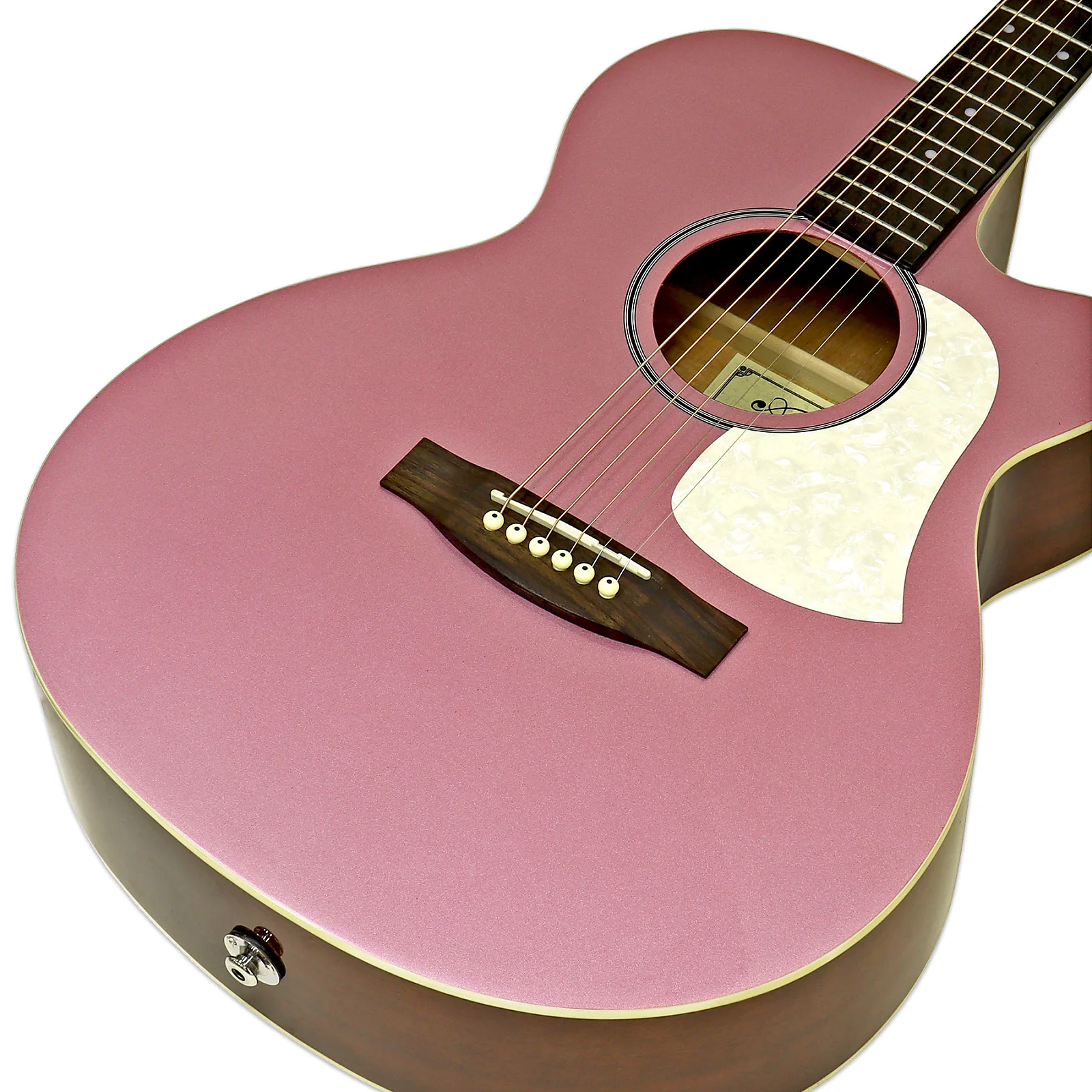 גיטרה אקוסטית מוגברת Aria FET-R1MSRO Misty Rose 3 Aria FET R1MSRO Misty 3.webp