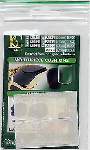 מדבקות לפיה שקופות קטנות 6 יח BG A11S 1 BG A11S Small Mouthpiece Cushion Clear 1.jpg