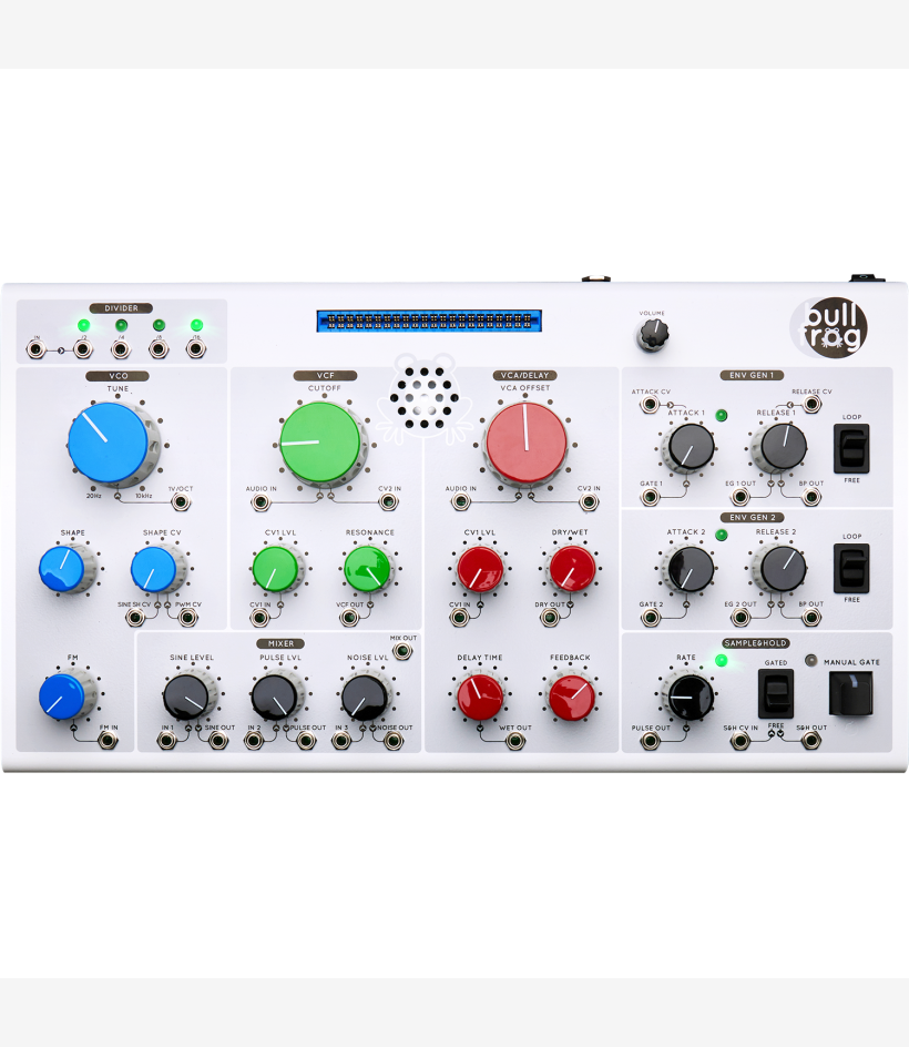 סינתיסייזר Erica Synths Bullfrog – סינת' אנלוגי לימודי מבית ריצ'י הוטין (יבוא בלעדי) 1 סינתיסייזר Erica Synths Bullfrog – סינת' אנלוגי לימודי מבית ריצ'י הוטין (יבוא בלעדי)