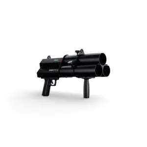 תותח קונפטי MagicFX Confetti Gun – משגר נטען ל-3 קני קונפטי ביד אחת (יבוא בלעדי)