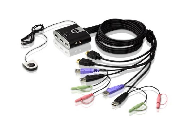 ATEN CS692 מתג 2 פורטים USB ו HDMI 1 CS692