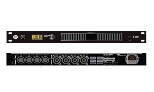 מגבר הספק SHOW D-500.4 DSP – 4x500W עם עיבוד מובנה 2 מגבר הספק SHOW D 500.4 DSP – 4x500W עם עיבוד מובנה